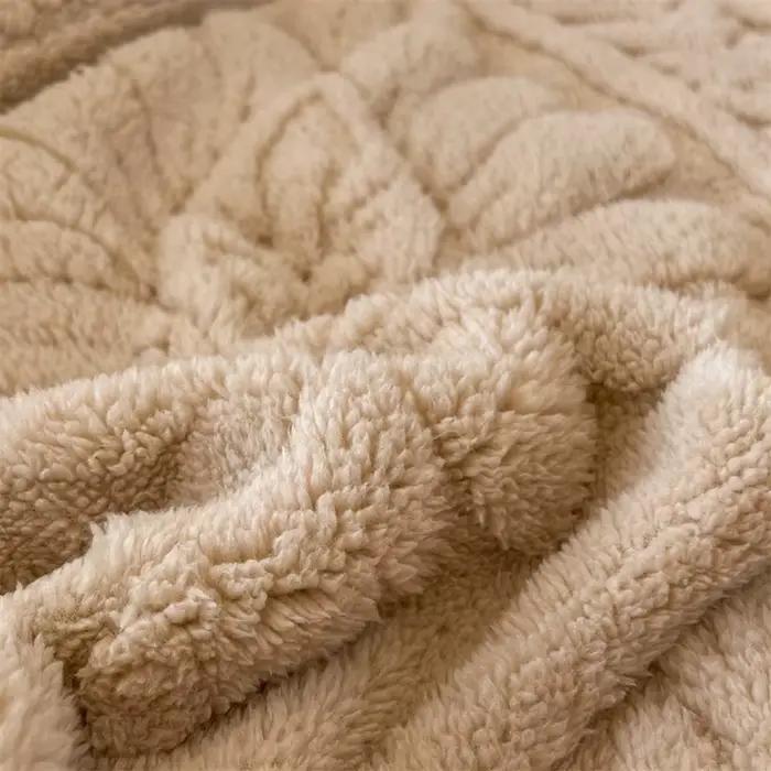 Drap-housse thermique en polaire chaud et élastique
