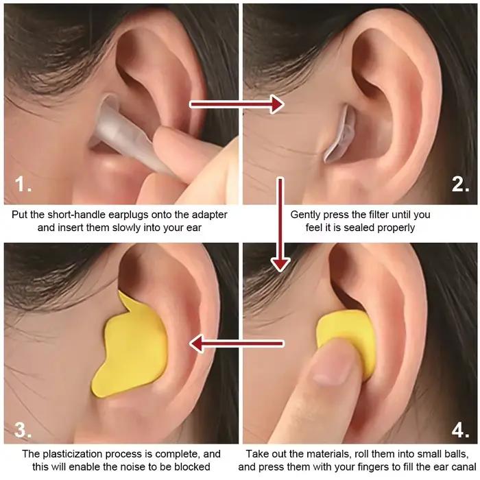 Bouchons d'oreilles en PU antibruit