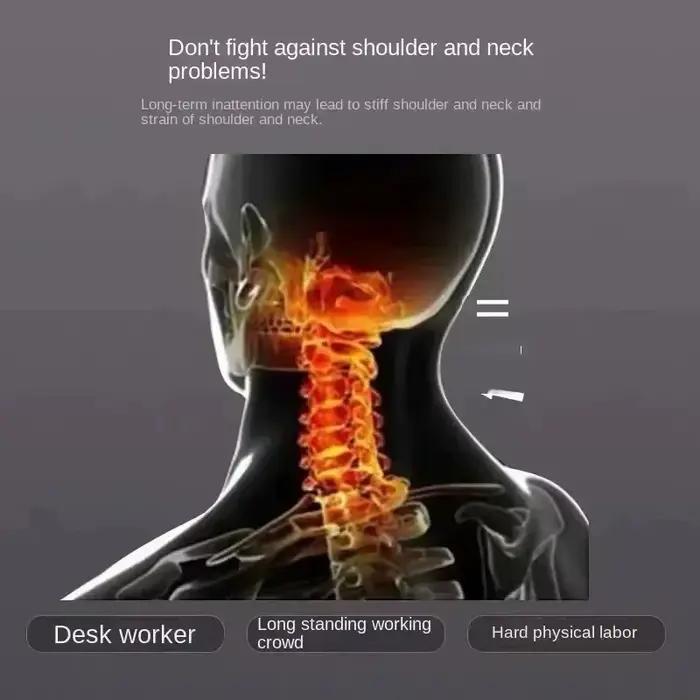 Oreiller cervical ergonomique avec massage en nid d'abeille