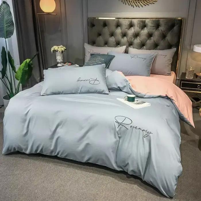 Housse de couette brodée Simple de haute qualité