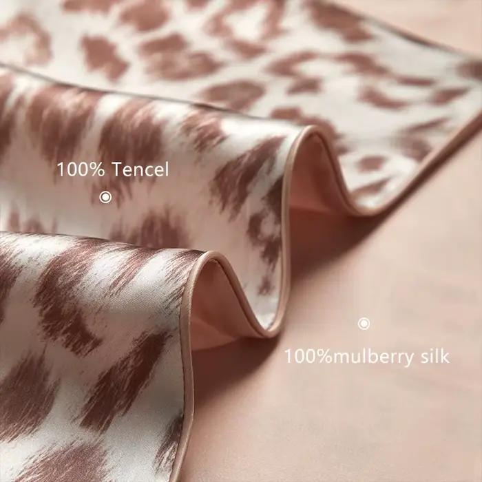 100% taie d'oreiller en soie pure