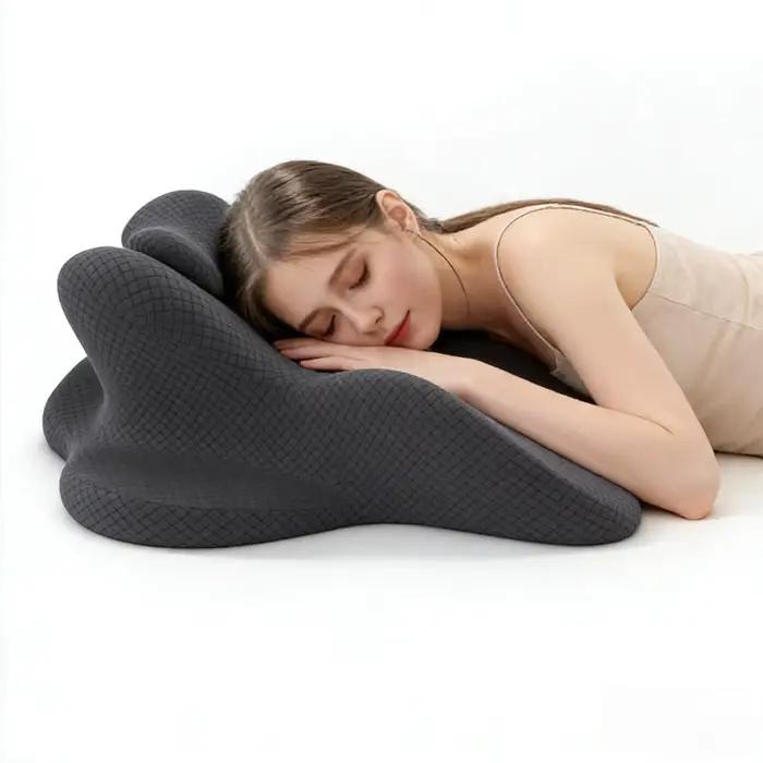 Oreiller ergonomique de soutien pour le cou et les cervicales