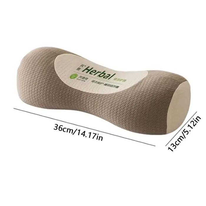 Oreillers cylindriques en sarrasin anti-arche, respirants, pour le soutien de la colonne vertébrale, favorisant le sommeil, soulageant les douleurs cervicales, oreiller de traction pour adultes