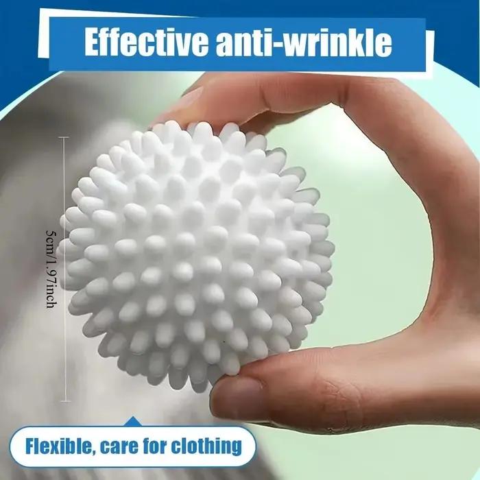 Boules de lavage réutilisables 6/1 pièces - Boules anti-emmêlement pour sèche-linge et lave-linge - Outils de nettoyage ménager pour un linge sans nœuds