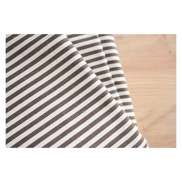 Rayures coton et lin tissu lin canapé nappe oreiller porte rideau lit
