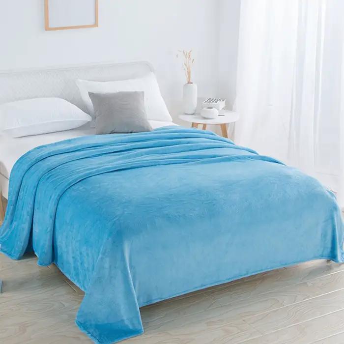 Couverture polaire Extra douce et chaude pour lit flou