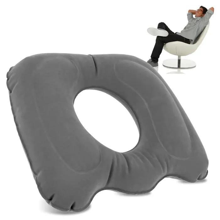Oreiller gonflable en forme de beignet