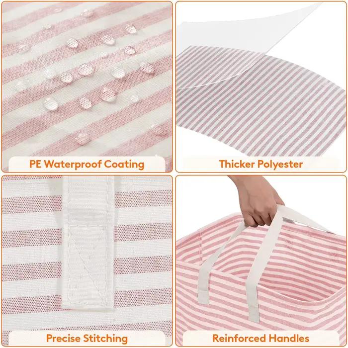 Grands paniers à linge pliables de 75l