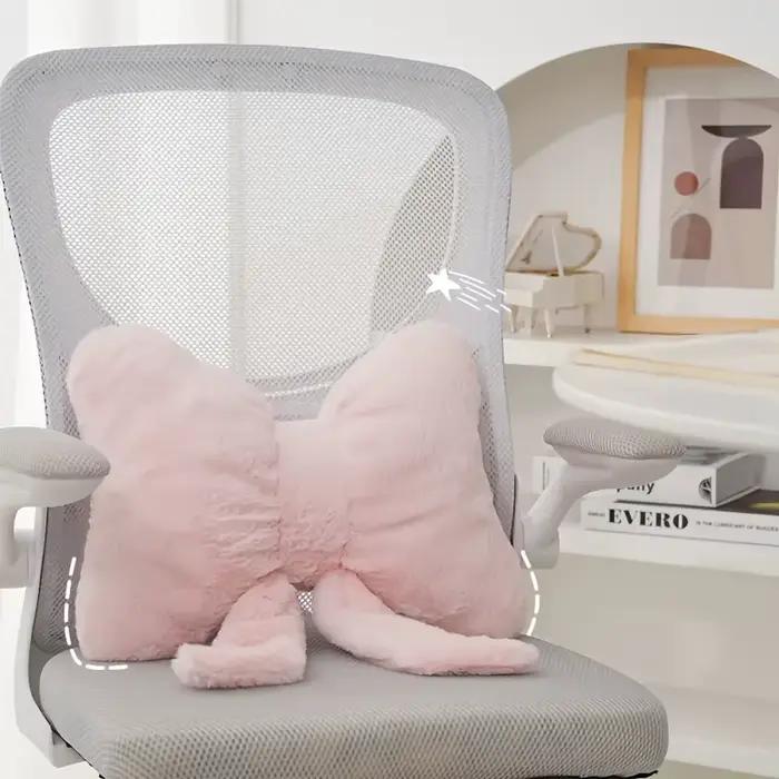 Coussin de câlin à nœud mignon, doux, lavable à la main, parfait pour la décoration du canapé de la chambre à coucher, cadeaux, décoration de la salle, coussins de vacances