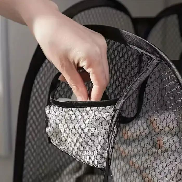 Panier à linge pop-up en maille