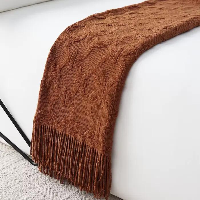 Couverture Confortable et Douce pour la Décoration de la Maison