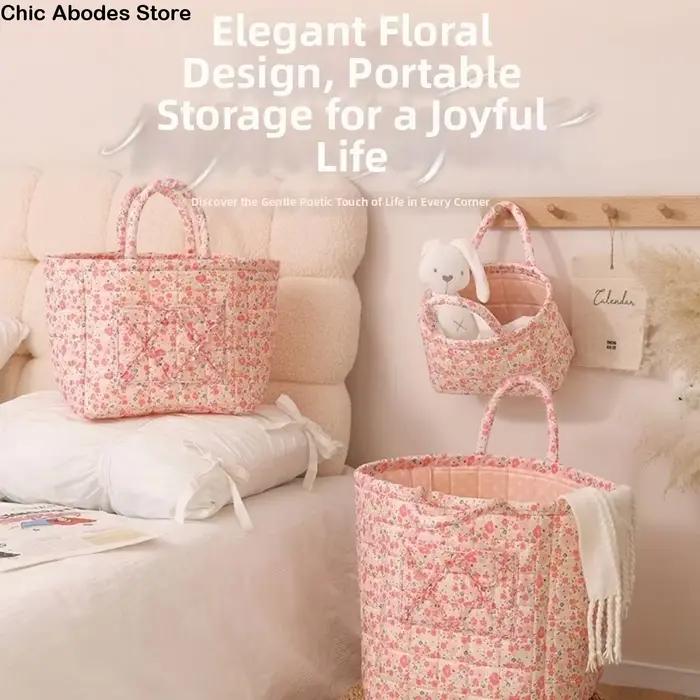 Panier de rangement pour linge de grande capacité