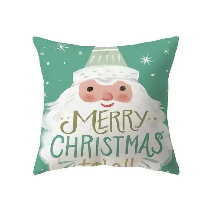 Taies d'Oreiller sur le Thème de Noël, Accessoires de Voiture, Bureau, Père Noël, Salon, Canapé, Maison
