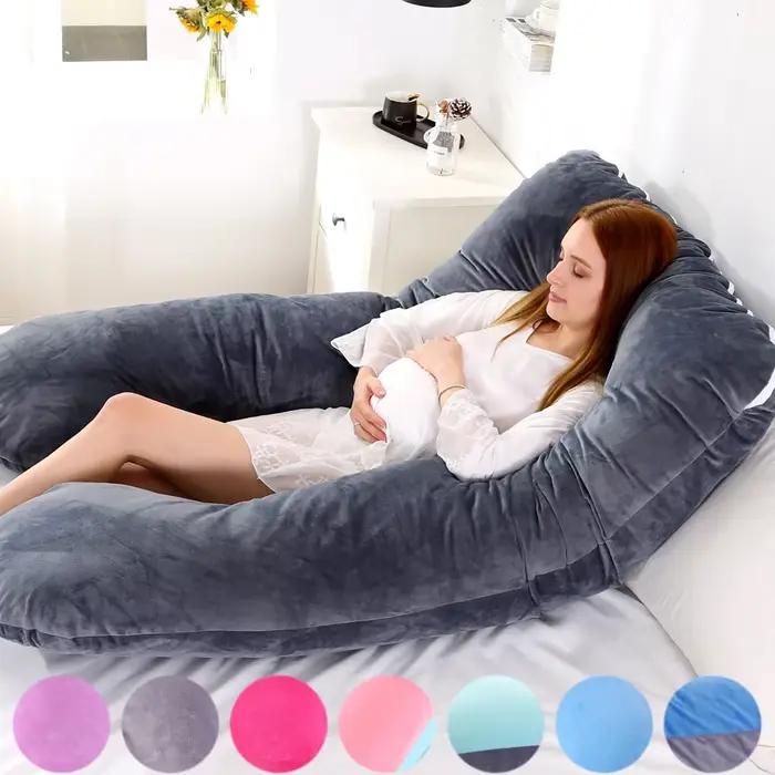Oreiller de Grossesse Doux pour Femme Enceinte
