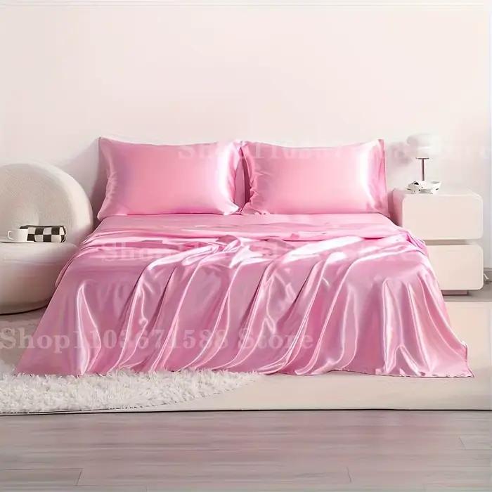 Drap de lit plat en Satin