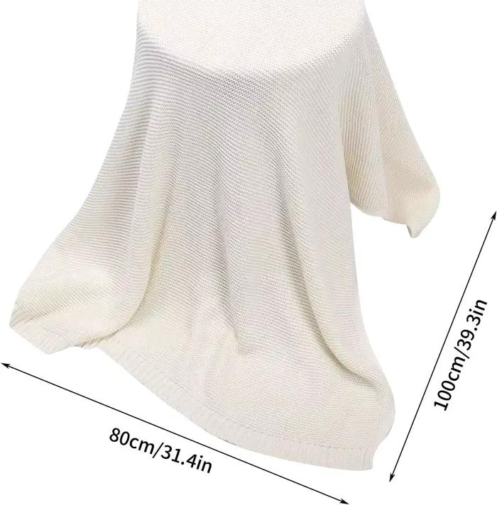 Couverture de bébé personnalisée avec nom brodé