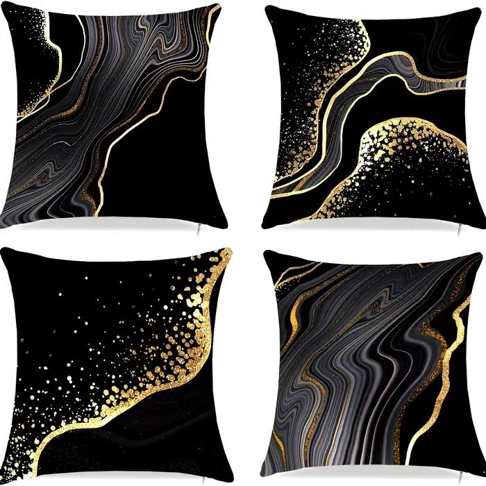 Juste de coussin en polyester ultra doux pour la décoration de la maison
