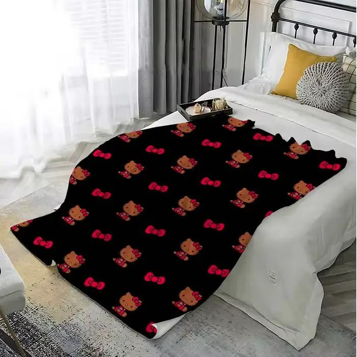 Couverture de genou chat Hellos Kawaii