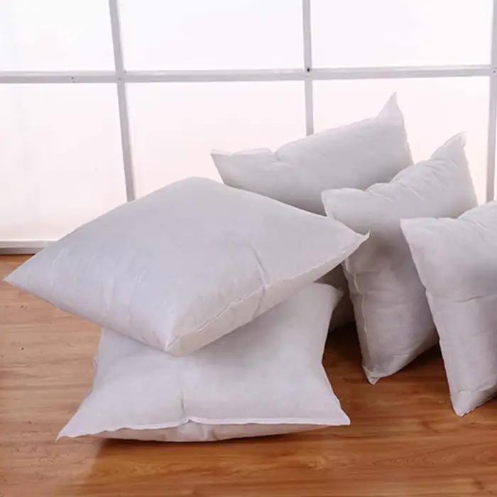 Coussin de rembourrage intérieur blanc doux, taille standard, 40x40cm, 45x45cm, pour voiture et décoration intérieure, 1 pièce