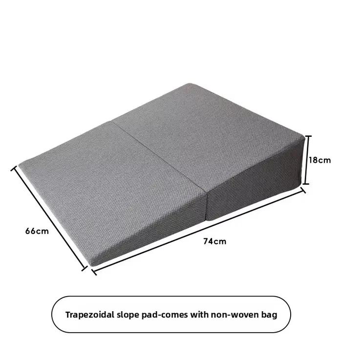 Oreiller compensé Anti-reflux, coussin de soins pliable pour personnes âgées, coussin de maternité à fermeture éclair, oreiller Triangle respectueux de la peau