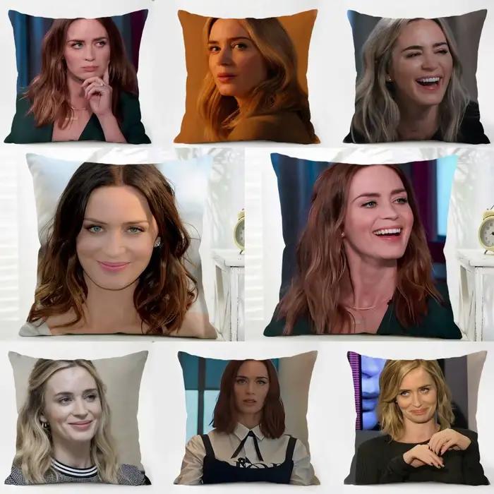 Housse de coussin Emily-Blunt Emily Quiet Place