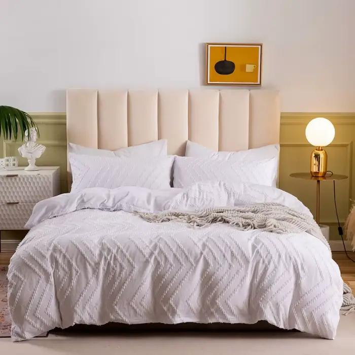 Ensemble de housse de couette ondulée en Polyester
