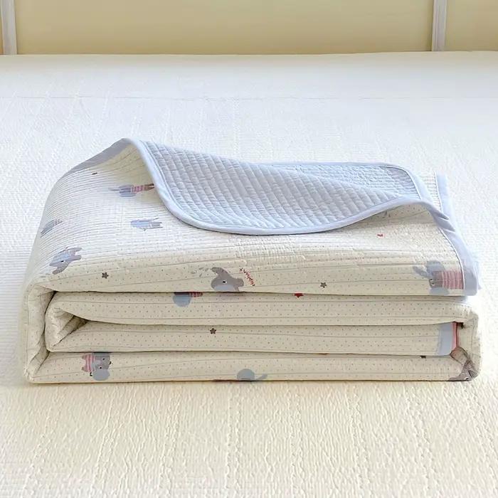 Ensemble de trois pièces en coton pur pour lit simple, drap sandwich en pur coton, antidérapant, simple, double, universel quatre saisons