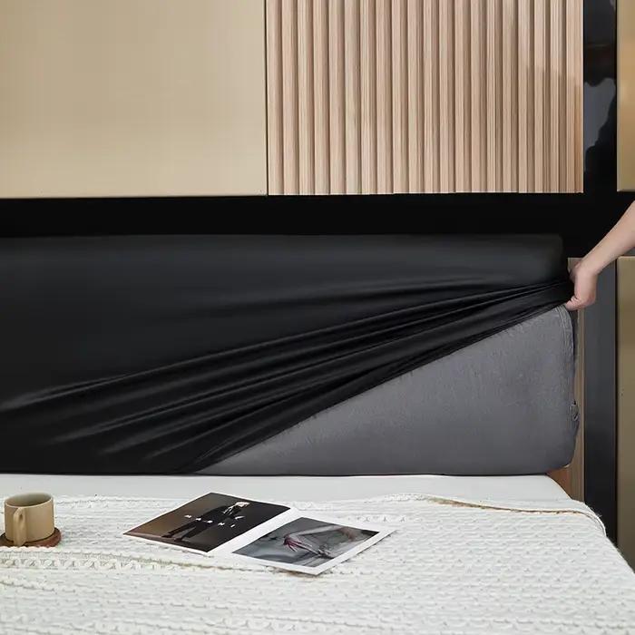 Housse de tête de lit imperméable pour couvre-lit extensible Queen