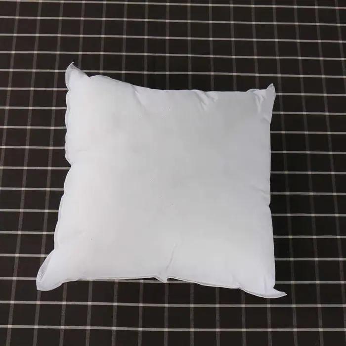 Coussin de rembourrage intérieur blanc doux, taille standard, 40x40cm, 45x45cm, pour voiture et décoration intérieure, 1 pièce