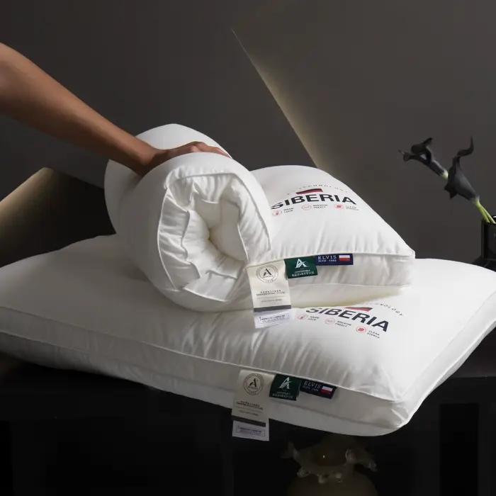 Oreillers d'hôtel Star Rated conçus spécifiquement pour la protection du cou et l'assistance au sommeil