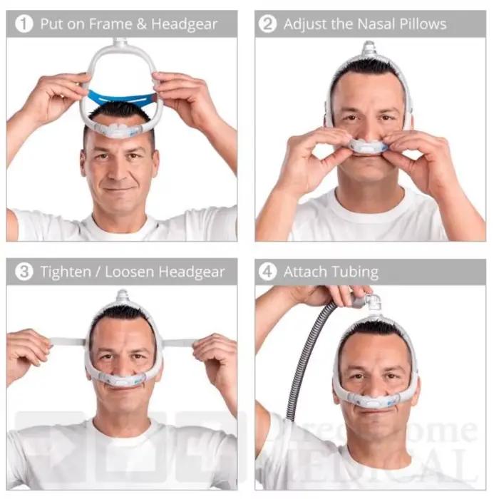 Masque nasal Resmed Airfit P30i avec coussinets