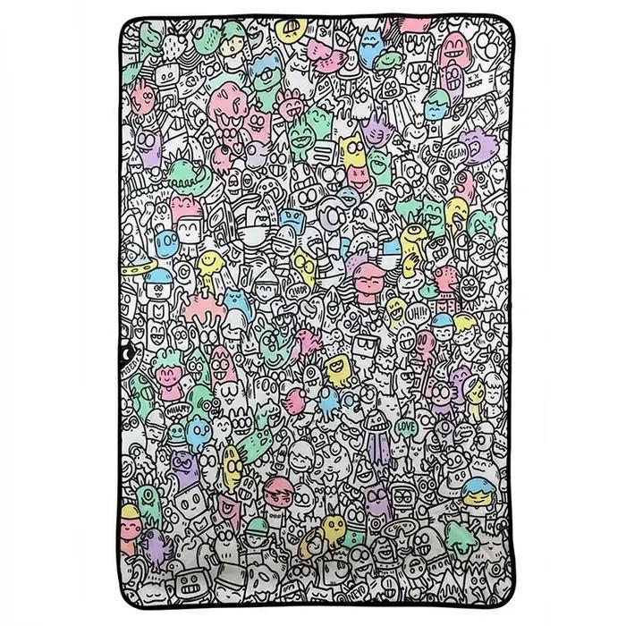 Couverture à colorier soi-même avec des marqueurs, personnalisez vos propres couvertures, couverture à colorier lavable personnalisable, arts et cadeaux DIY pour anniversaire