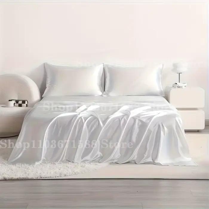 Drap de lit plat en Satin