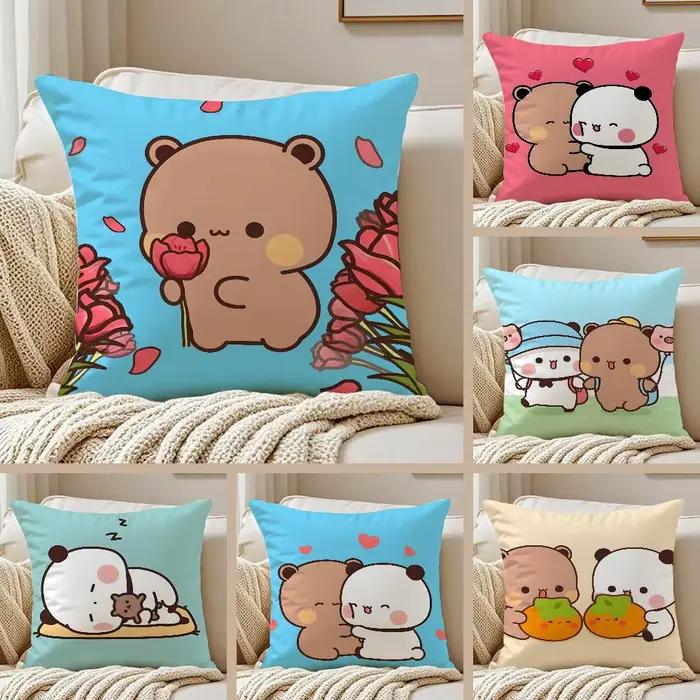P-Panda Bubu et Dudu taie d'oreiller Anti-poussière