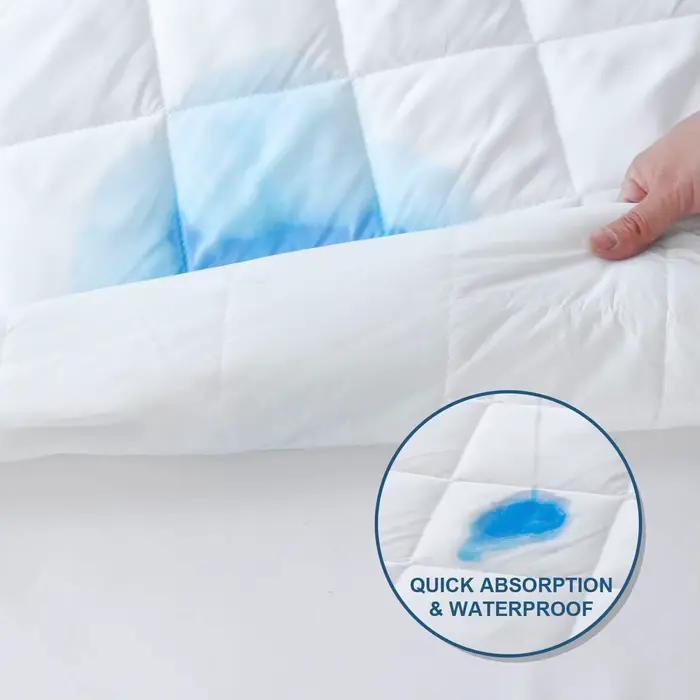 CPull-Protège-matelas imperméable ultra doux, housse de matelas pour lits de bébé et de tout-petits, absorbant 402