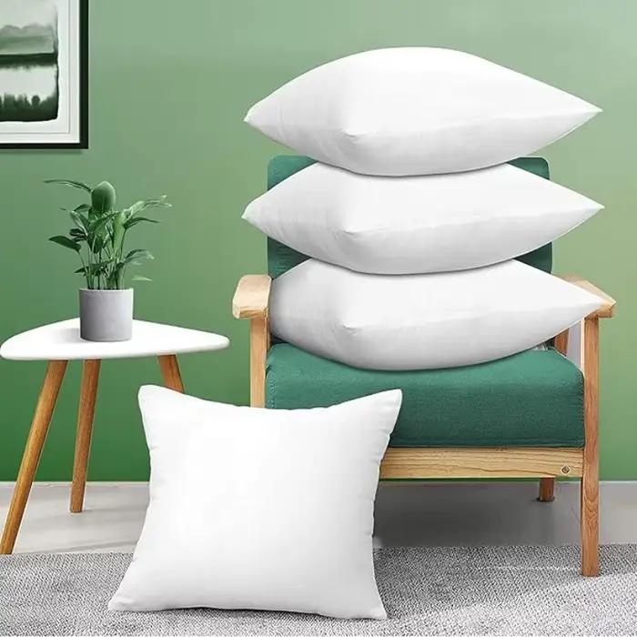 1 pièce 35 × 35 cm insert d'oreiller carré pour coussin décoratif lit canapé-style classique