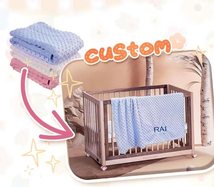 Couverture personnalisée pour nouveau-né - Doudou personnalisable