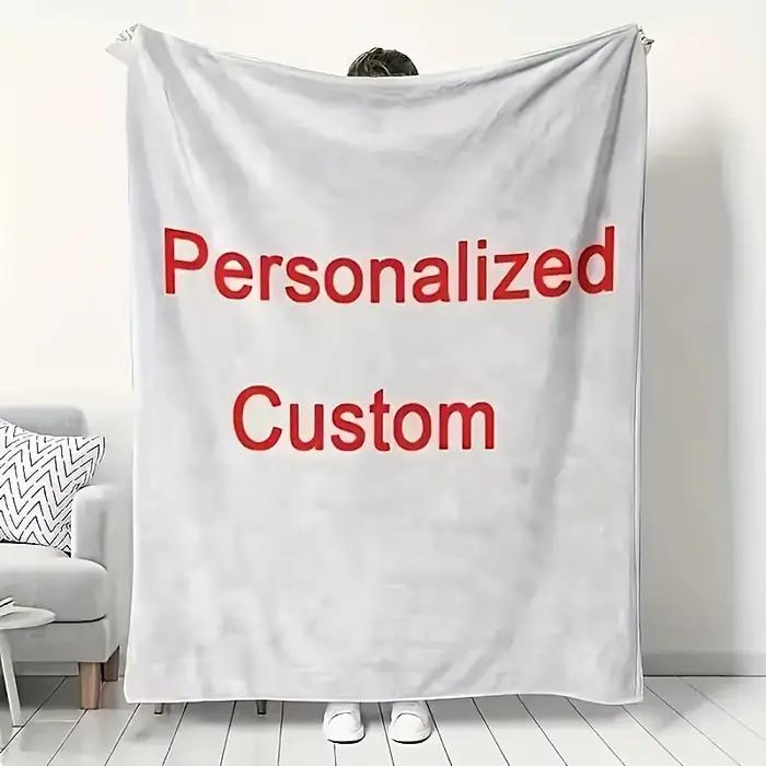 Couverture personnalisée avec photo – Cadeau unique pour anniversaire de petit ami