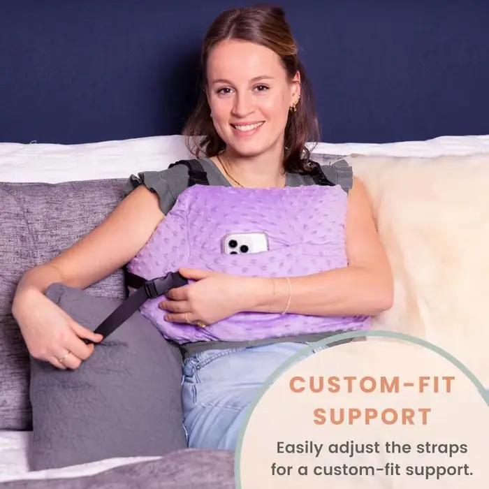 Oreiller de post-mastectomie avec sangle réglable