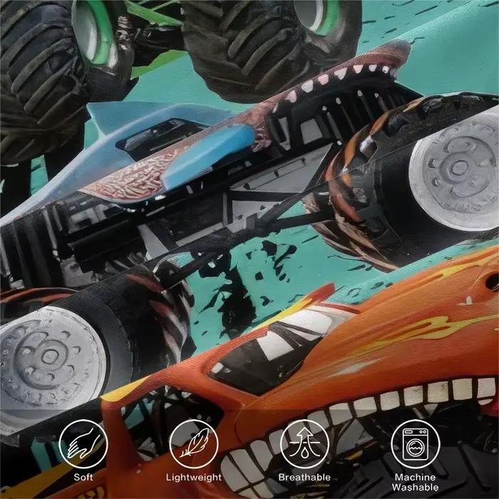 Ensemble de housse de couette Monster Truck (1