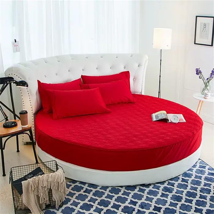 Protège-Matelas Rond Matelassé 100% Coton
