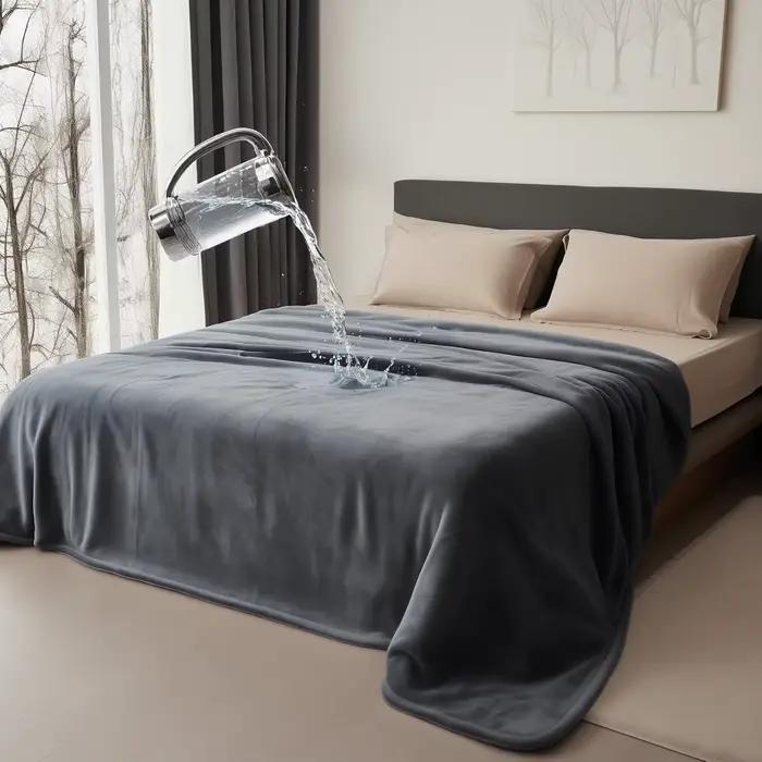 Couverture Intime Imperméable pour Couples Contre les Déversements