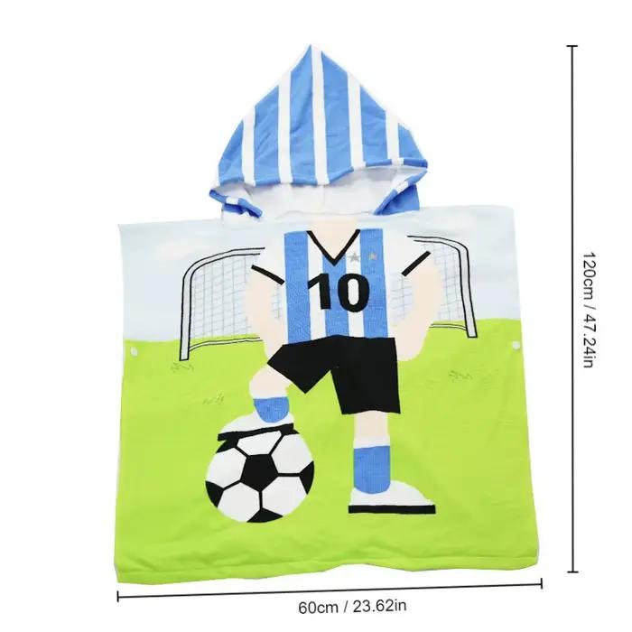 Serviette de bain à capuche pour nouveau-né, couverture ronde, dessin animé, Everak, bébé, enfant, bébé, peignoir, coton, garçon, fille, robe de plage, casquette d'astronome
