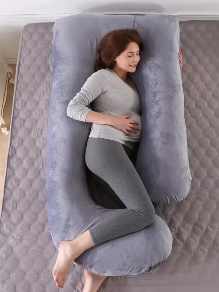 Oreiller de grossesse en forme de J de 6