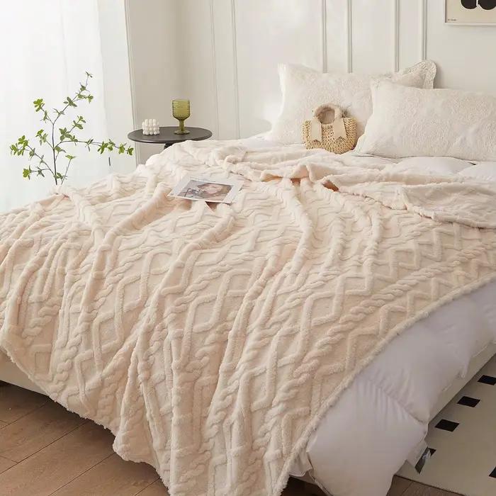 Couverture polaire corail monocouche 1 pièce