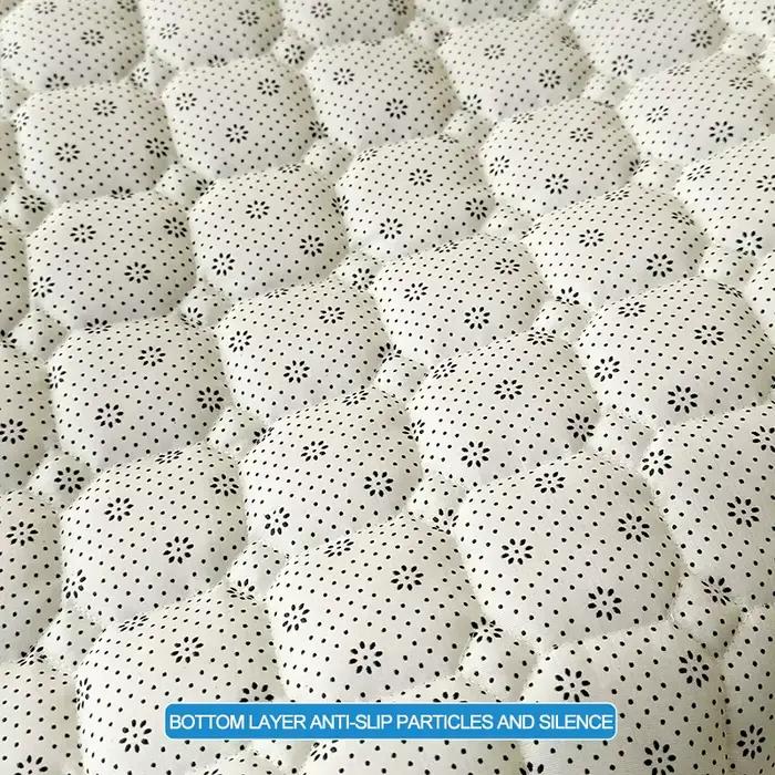 Housse de matelas douce matelassée, protection de matelas respirante, drap de lit antidérapant avec sangles hypoallergénique, pour toutes les saisons