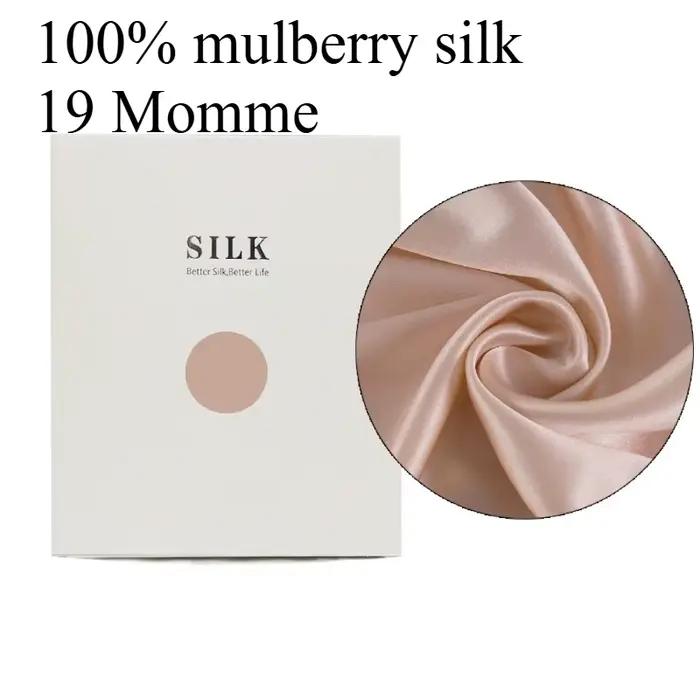 Taie d'oreiller 19 Momme 100% soie de mûrier