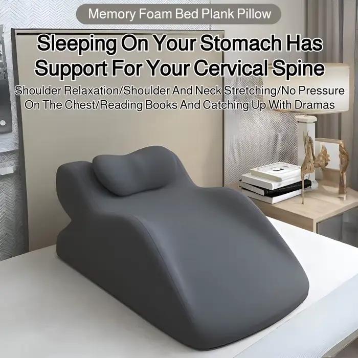 Coussin ergonomique multifonctionnel en forme de cale pour l'élévation des jambes