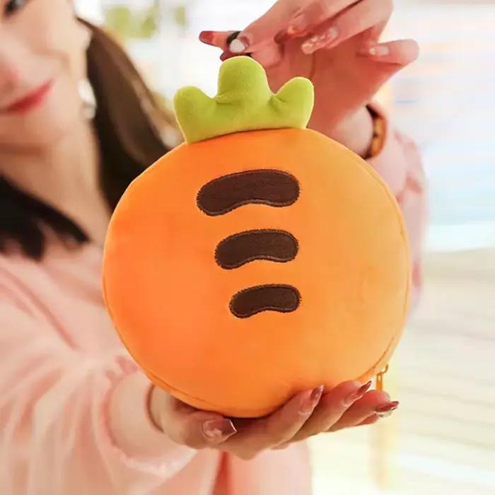 Oreiller de voyage 2-en-1 avec masque pour les yeux, peluche mignonne, oreiller de bureau portable, cadeau d'anniversaire