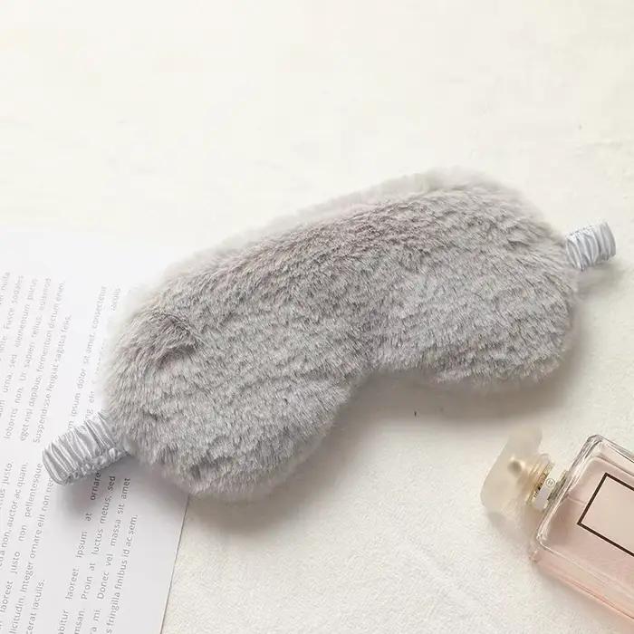 Masque de sommeil en peluche doux